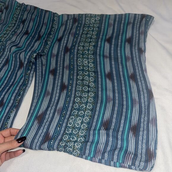 Tysa Designs Rayon Oversized Yoko Kimono In Maldives Print Blue 0 / 1 NWT $ 227 - Picture 12 of 15